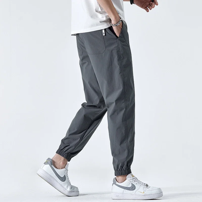 2025 Summer Ice Silk Joggers