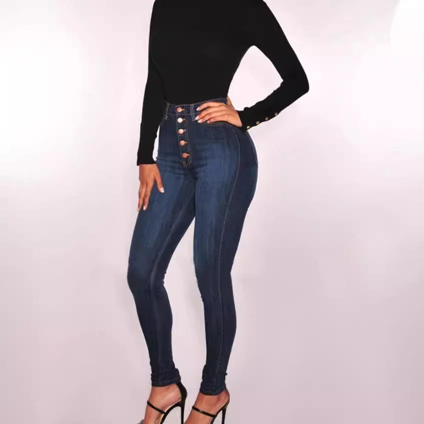 Hot-selling Women's High-waisted Jeans
