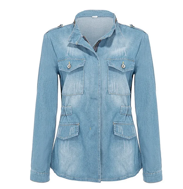 Fashionable Denim Jacket for Women Detail