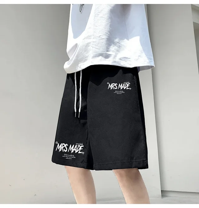 Men's Summer 2025 Oversize Straight Shorts Detail