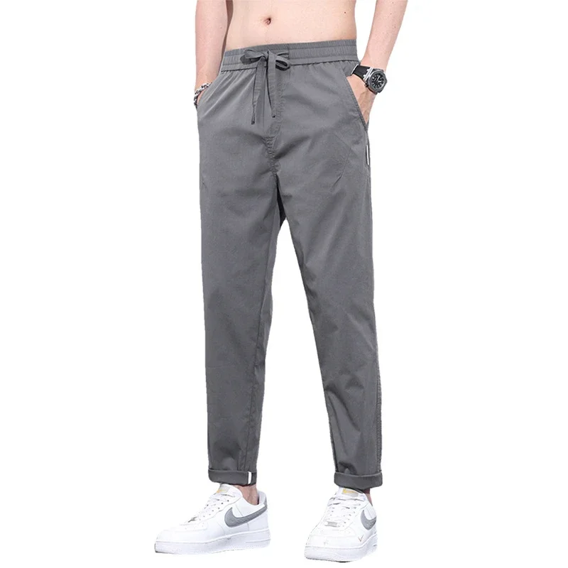 2025 Spring-Summer Men's Tapered Cropped Pants