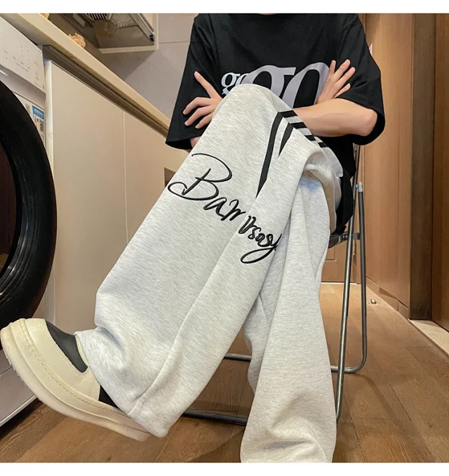 2025 Men's Oversize Wide-Leg Pants Detail