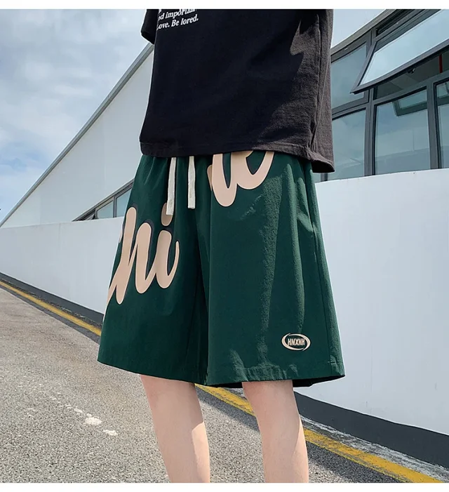 2025 Summer Men's Ice Silk Shorts Detail