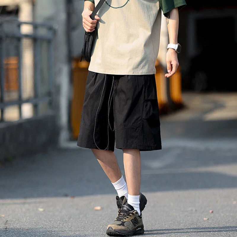 Men's Summer Ice Silk Parachute Shorts