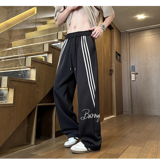 2025 Men's Oversize Wide-Leg Pants Detail
