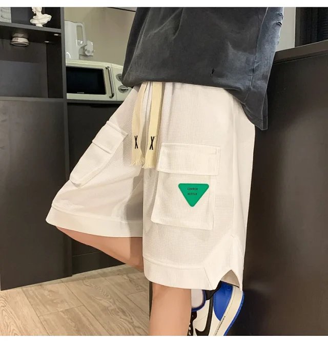 Oversize Men's Summer Athletic Shorts Detail