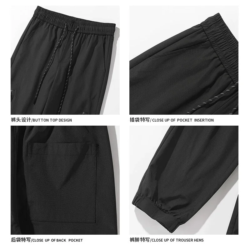 Men's 2025 Spring-Fall Waterproof Windproof Cargo Pants