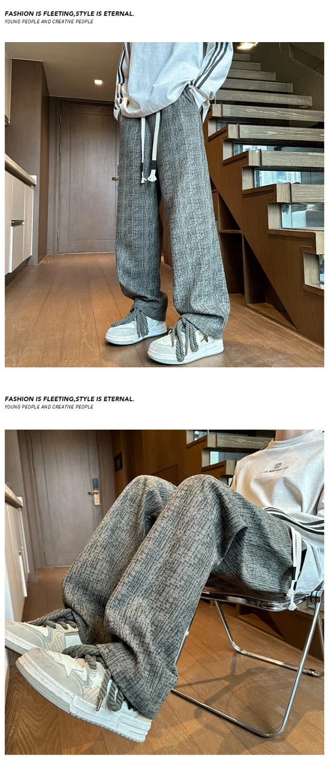 2025 Spring New Wide - Leg Corduroy Trousers (Chic Style) Detail