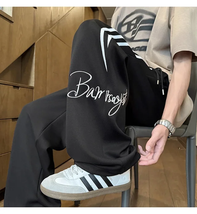 2025 Men's Oversize Wide-Leg Pants Detail