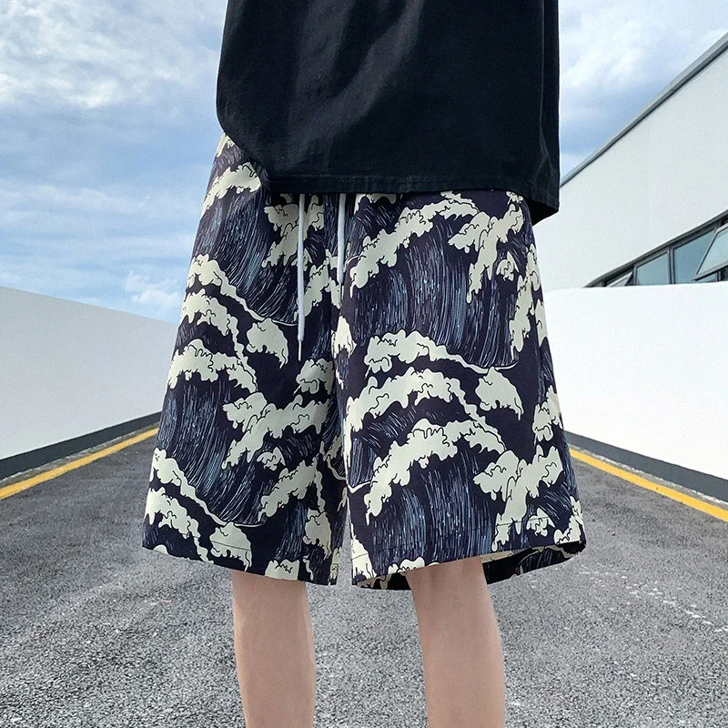 Men's Summer Ice Silk Quick-Dry Beach Shorts