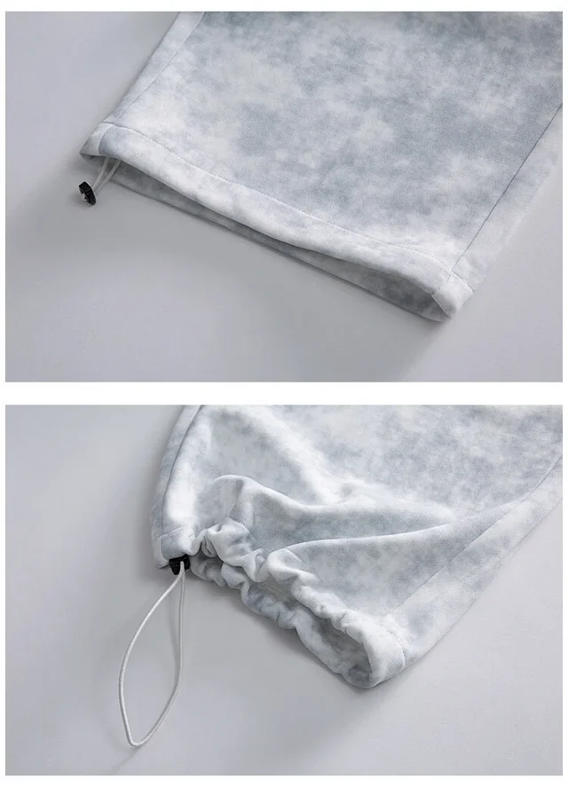 2025 Summer Tie - Dye Cargo Shorts Detail