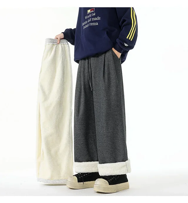 M - 6XL Men's Cleanfit Fluffy Joggers Detail