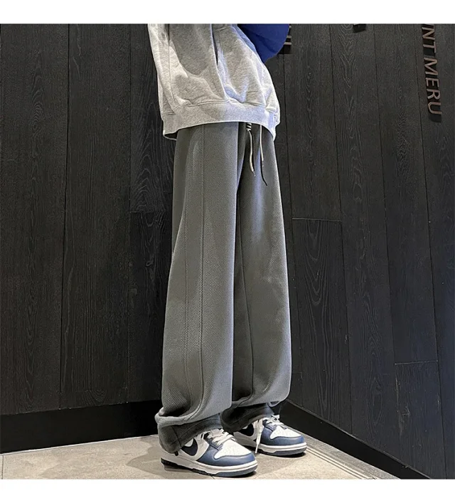 Men's Retro Oversize Wide-Leg Pants Detail