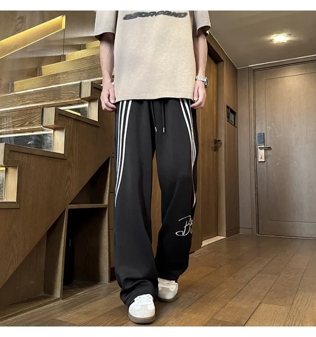 2025 Men's Oversize Wide-Leg Pants Detail
