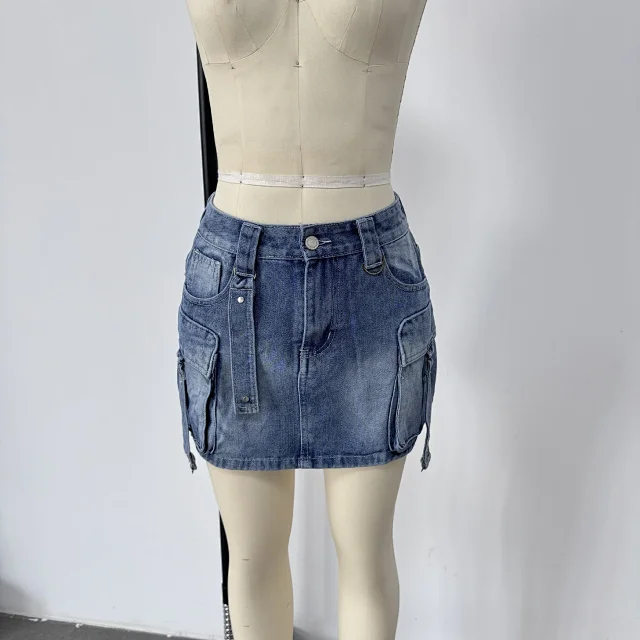 Spicy Girl Denim Skirt Detail
