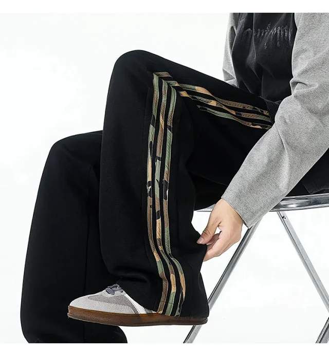 Men's Camo 3-Stripe Joggers for 2m Teens Detail