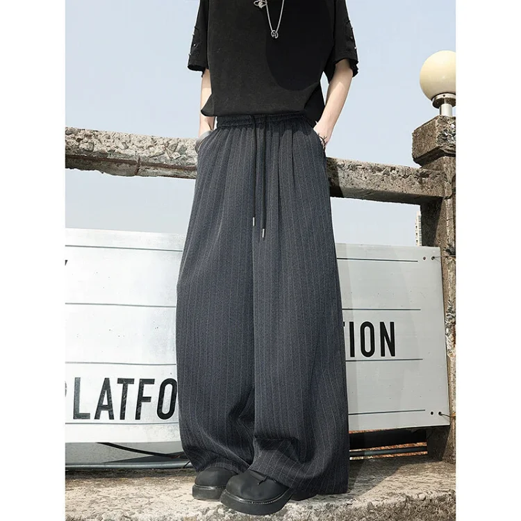 Cleanfit Men's Summer Stripe Ice Silk Trousers