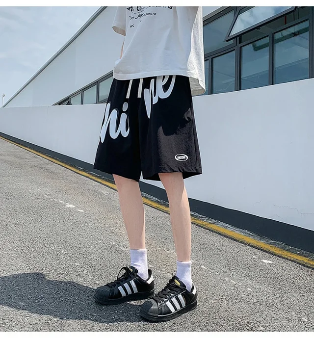 2025 Summer Men's Ice Silk Shorts Detail