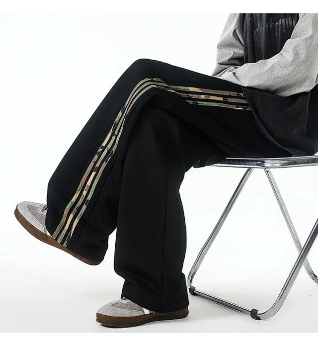 Men's Camo 3-Stripe Joggers for 2m Teens Detail