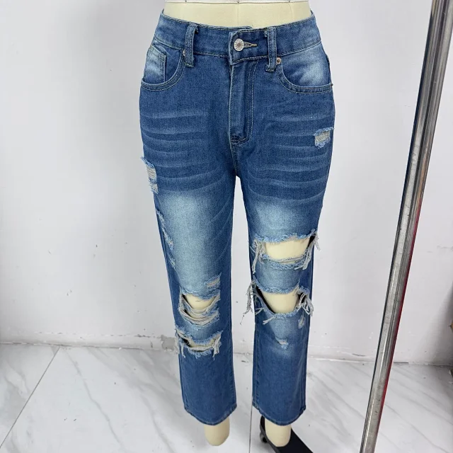 Fashion Retro Slim Jeans for Women Detail