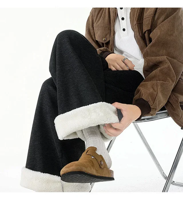 M - 6XL Men's Cleanfit Fluffy Joggers Detail