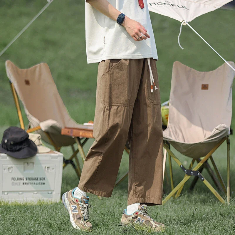 Men's Summer Thin Japanese Style Cotton Joggers