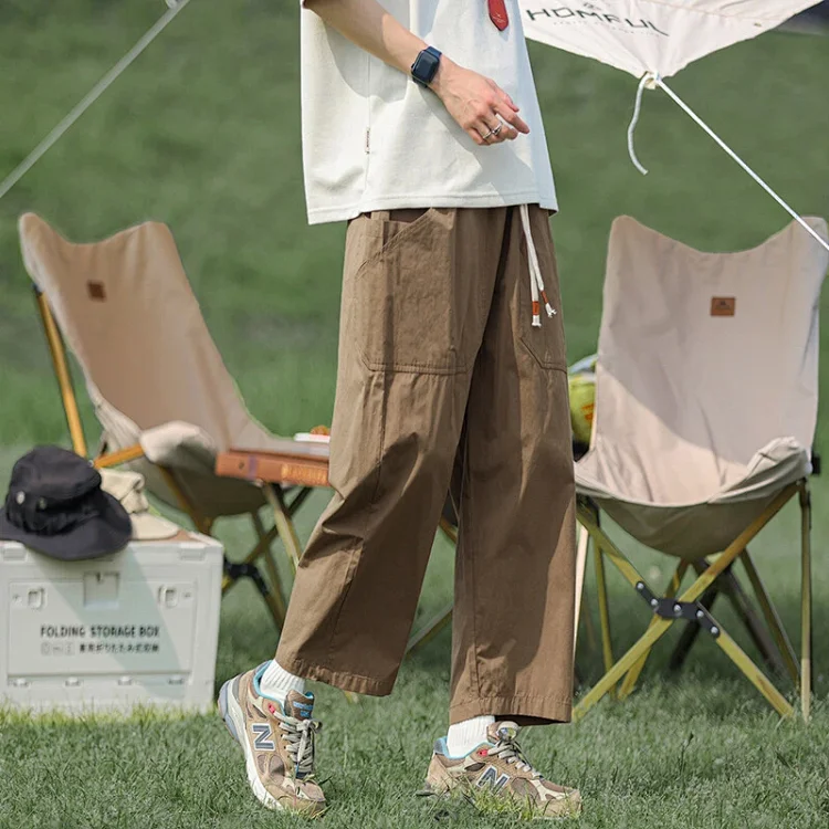 Men's Summer Thin Japanese Style Cotton Joggers