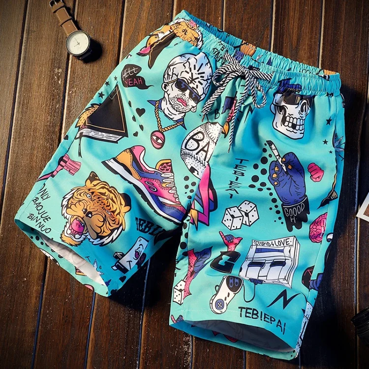 K167 Summer Loose Beach Pants for Men