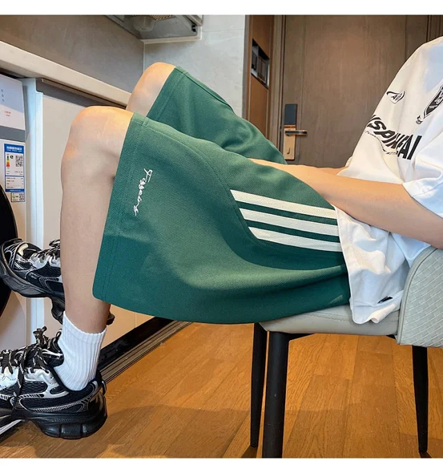 2025 Summer Men's Oversize 5 - Inch Sport Shorts Detail