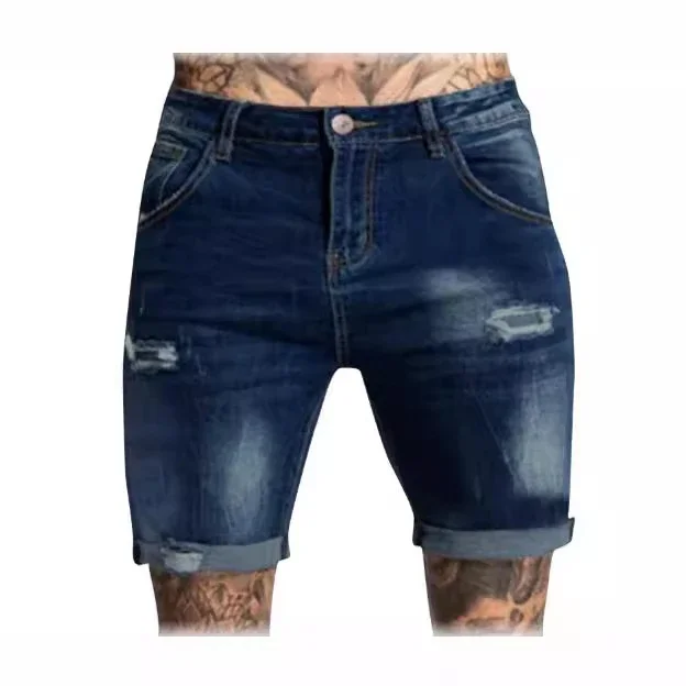 Elastic Ripped Jeans for EU/US