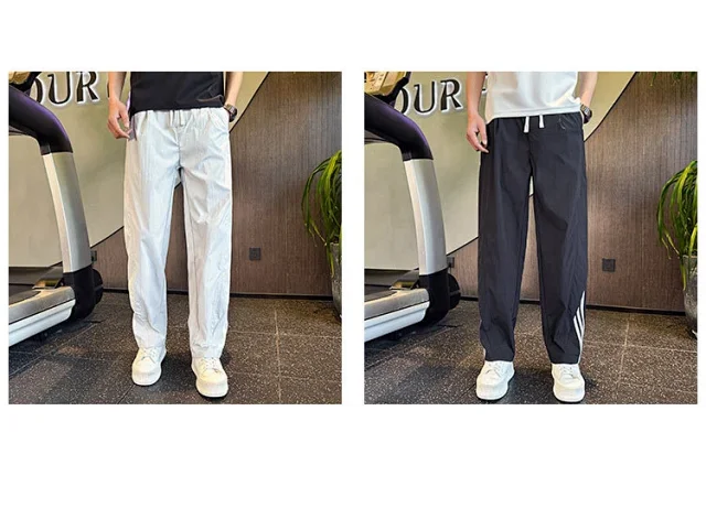 Men's Summer New Quick-dry Straight Pants Detail