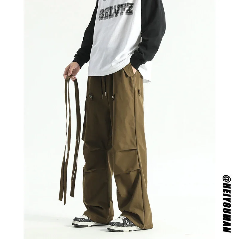 Men's Summer Oversize Straight Cargo Pants