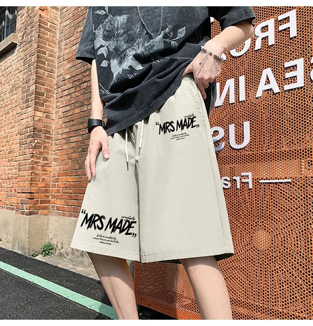Men's Summer 2025 Oversize Straight Shorts Detail