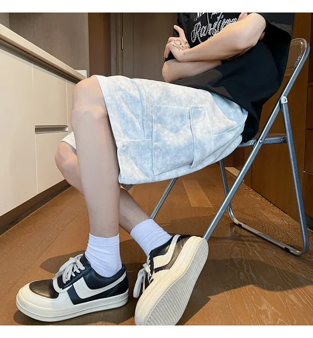 2025 Summer Tie - Dye Casual Shorts Detail