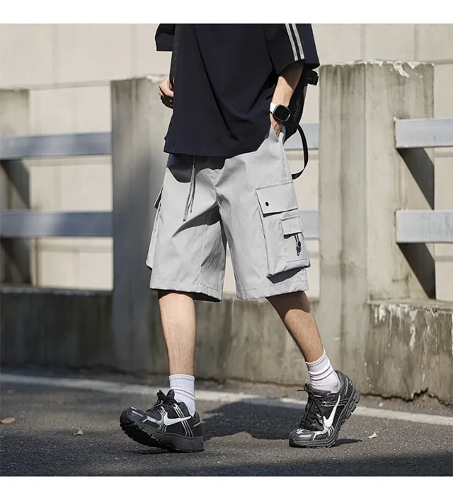 Men's Retro Big Pocket Shorts Detail