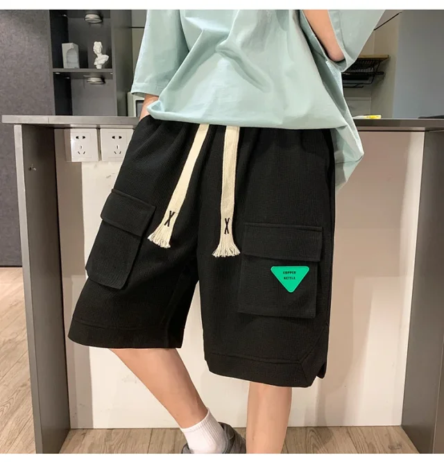 Oversize Men's Summer Athletic Shorts Detail