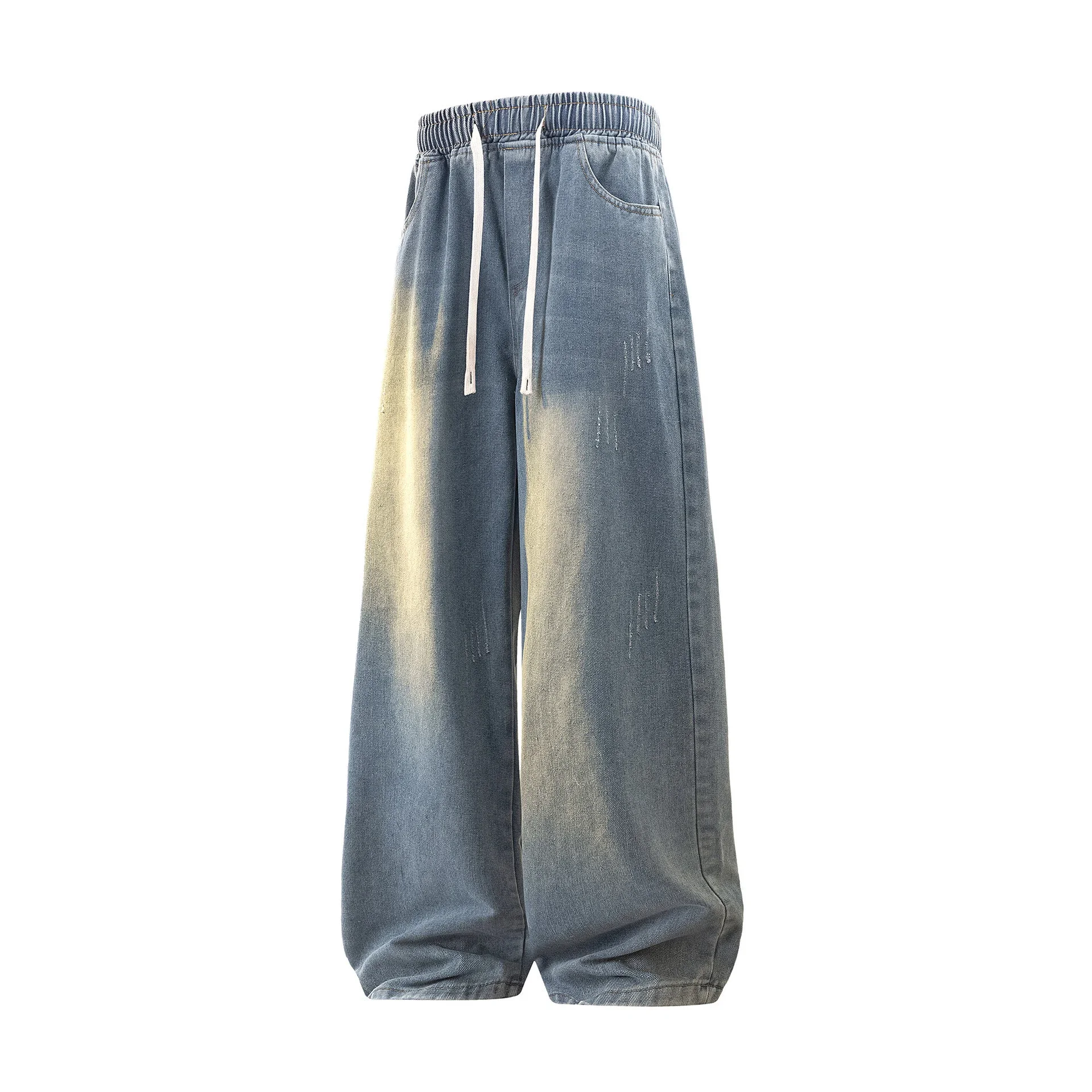 Men's Spring Loose Wide-leg Jeans