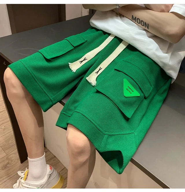 Oversize Men's Summer Athletic Shorts Detail