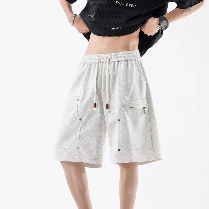 Men's Summer Trendy Loose Straight Athletic Shorts