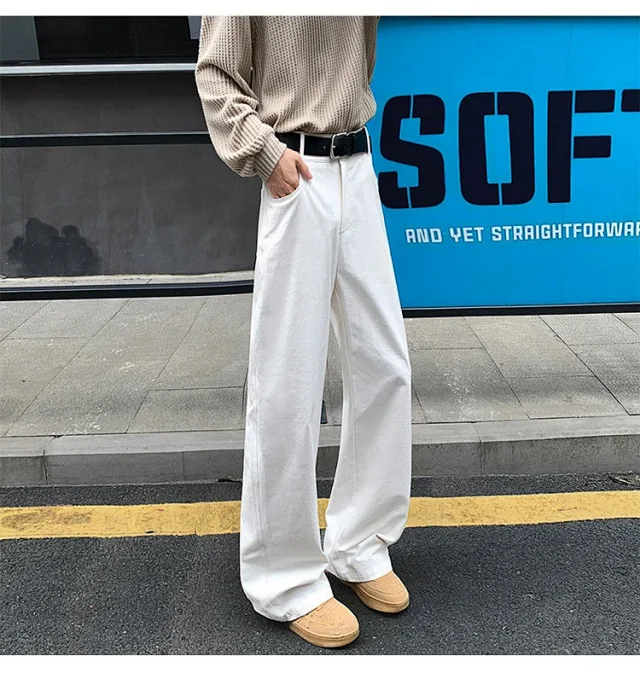 Men's Basic Black Jeans - Spring/Fall Detail