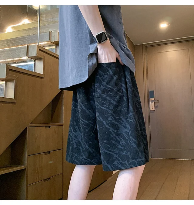 Men's 2025 Summer New Breathable Linen Shorts Detail