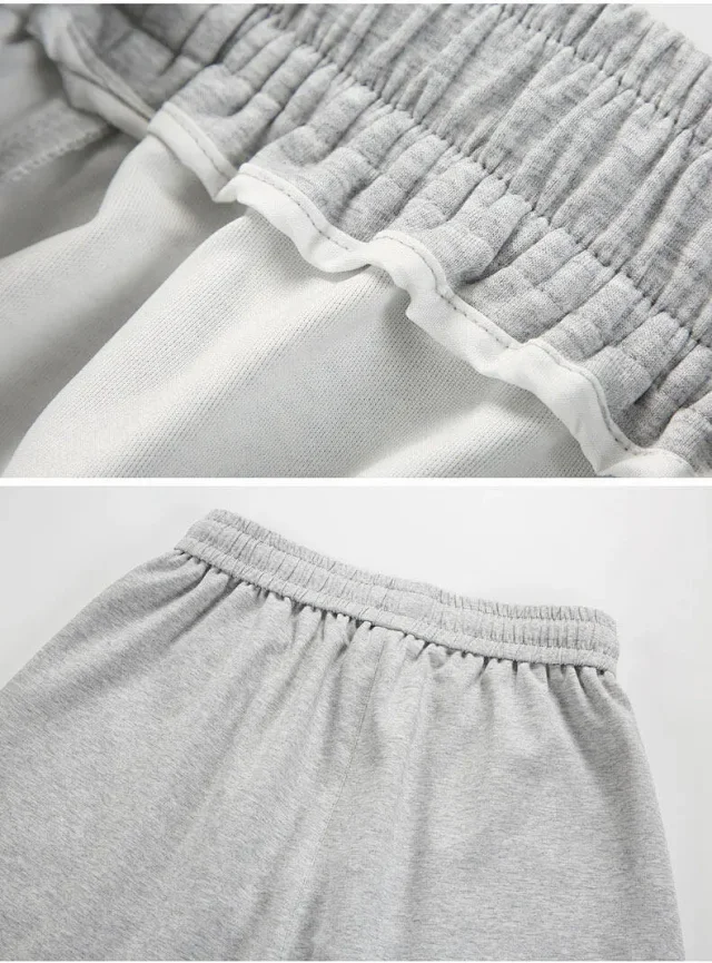 Men's Summer Space Cotton Short Set Detail