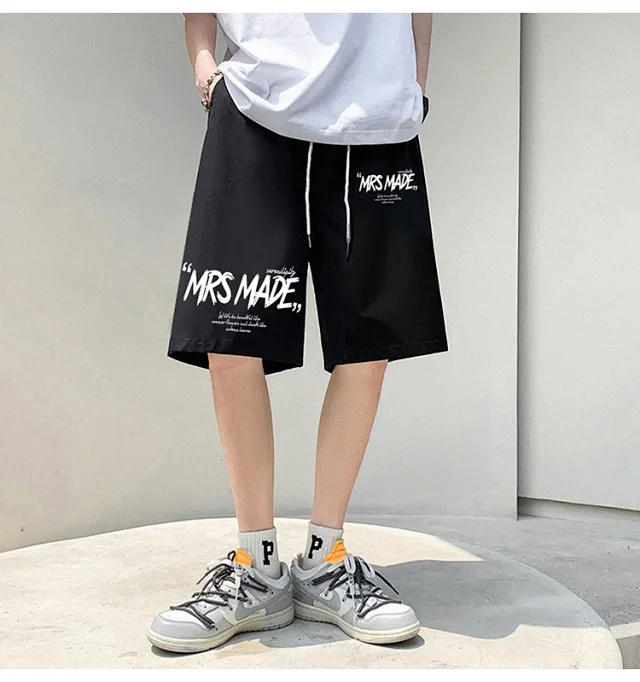 Men's Summer 2025 Oversize Straight Shorts Detail