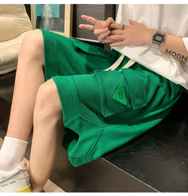 Oversize Men's Summer Athletic Shorts Detail