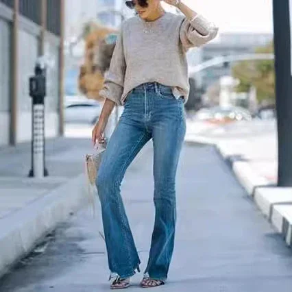 Vintage Stretch Jeans for Women Detail