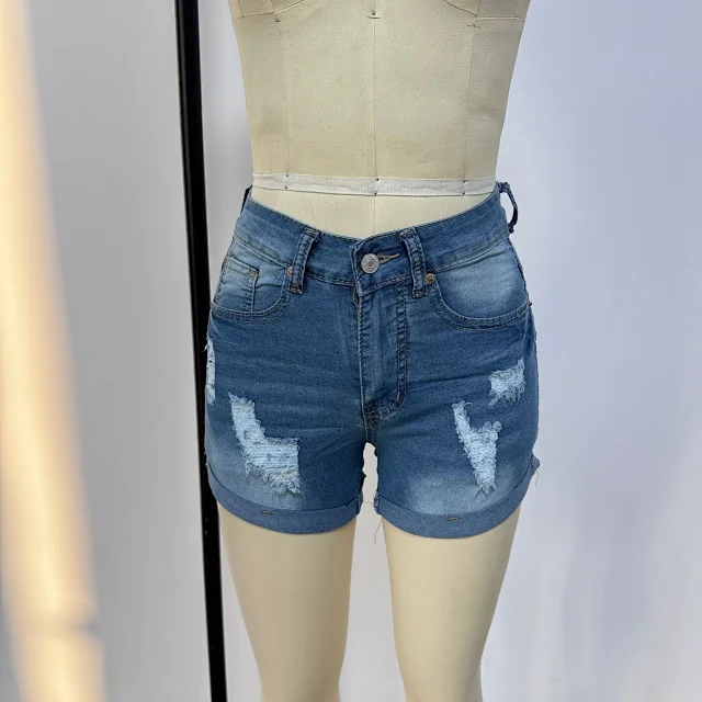 Women's Denim Shorts Summer New Style Detail