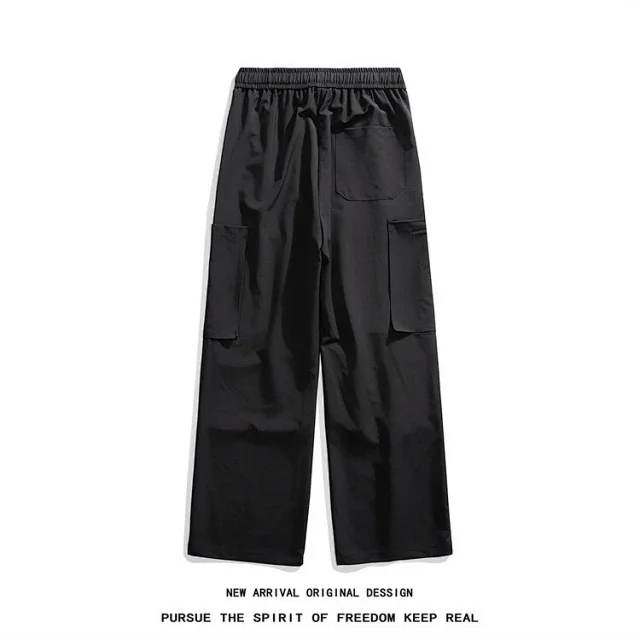 Men's 2025 Summer Ice Silk Straight Pants Detail