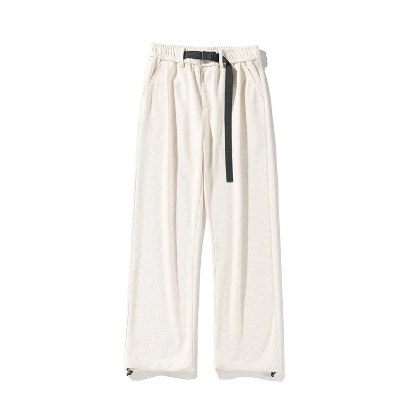 Men's Oversize Fleece Waffle Trousers