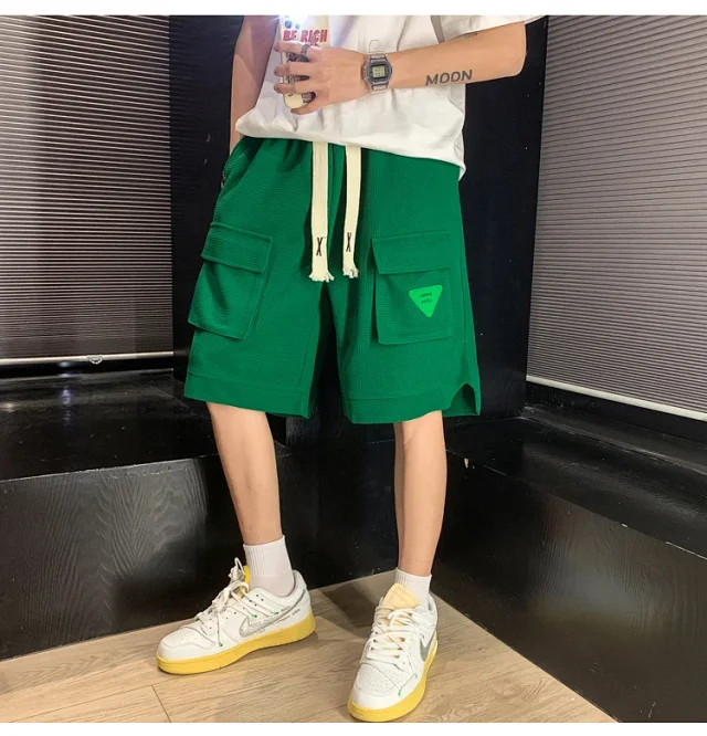 Oversize Men's Summer Athletic Shorts Detail