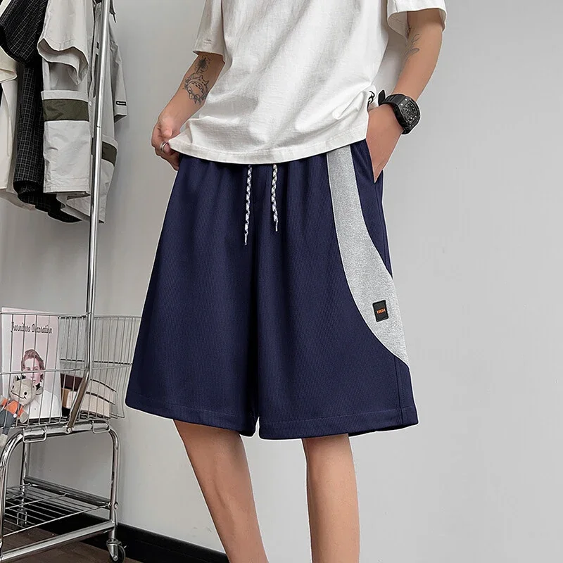 Men's Color-blocking Athletic Shorts